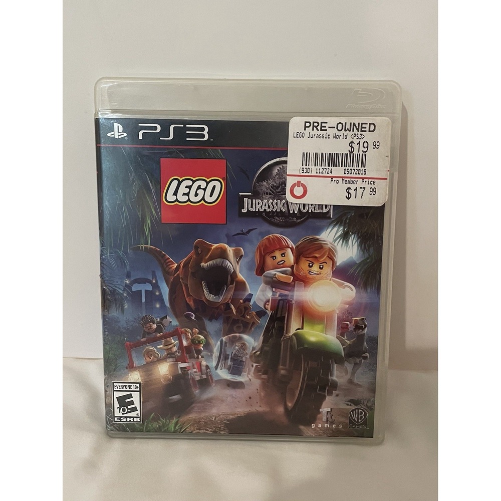 LEGO Jurassic World Sony PlayStation 3 PS3 Complete in‎ Box
